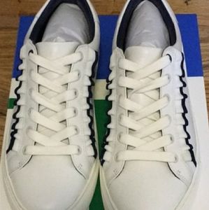 NIB Tory Burch Ruffle Sport Sneakers Shoes 8.5